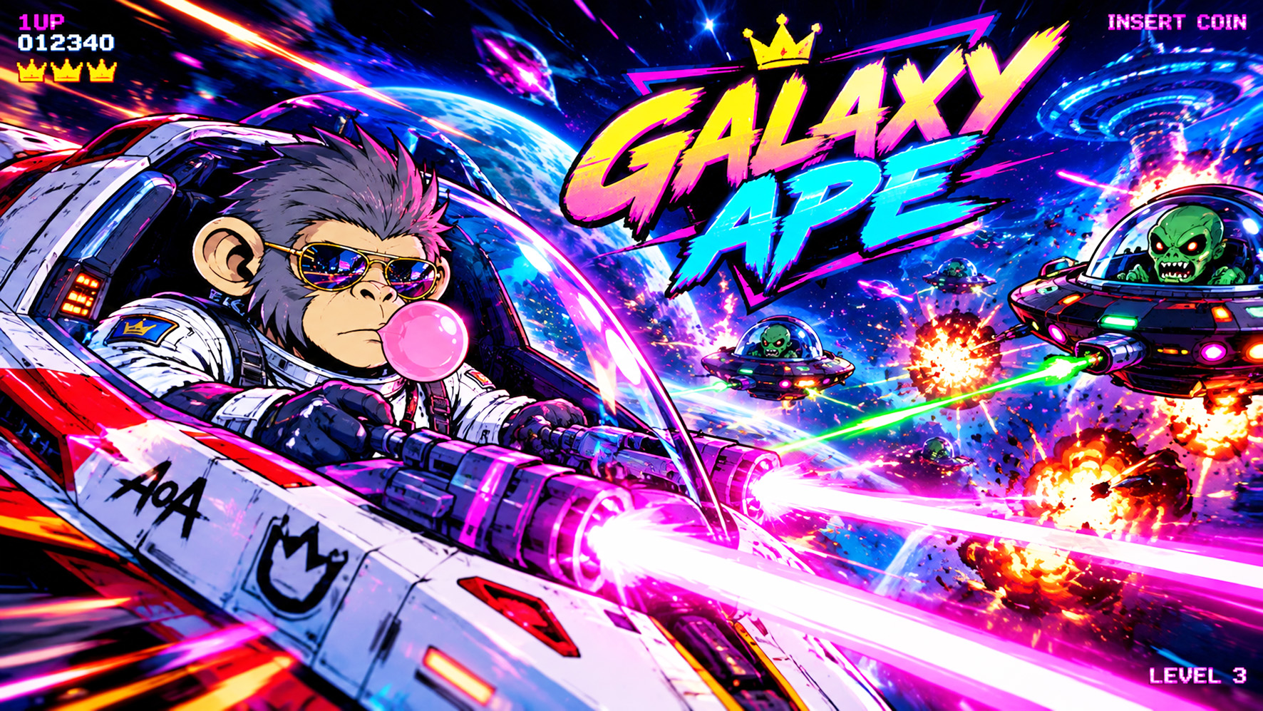 Galaxy Ape game artwork