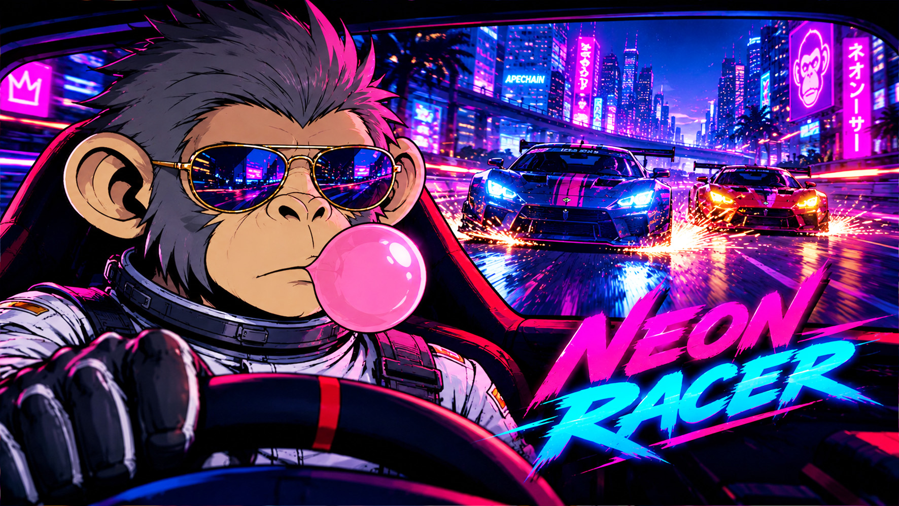 Neon Racer game artwork